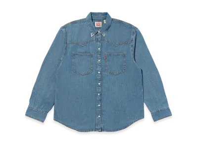 LEVI'S Teodora Western Shirt "Medium Indigo"