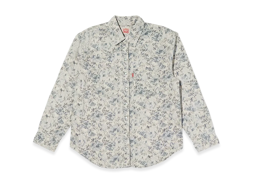 LEVI'S Teodora Western Shirt "Light Gray"