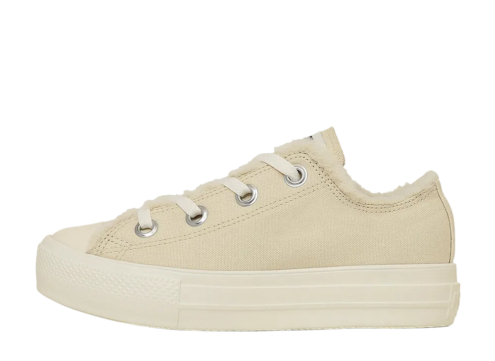 Converse Women's All Star Light PLTS Bigeyelets Manyboa OX "Cream"
