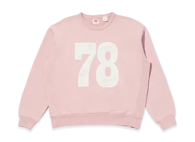 LEVI'S Graphic Crew Neck Sweatshirt "Pink"