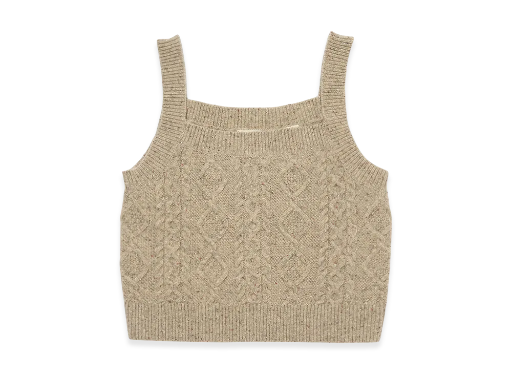 LEVI'S Cable Knit Sweater "Beige"