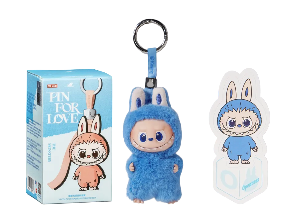 ラブブポップマート ザ モンスターズ ぬいぐるみペンダント ポップマート ザ モンスターズ (ラブブ) ピン フォー ラブ
