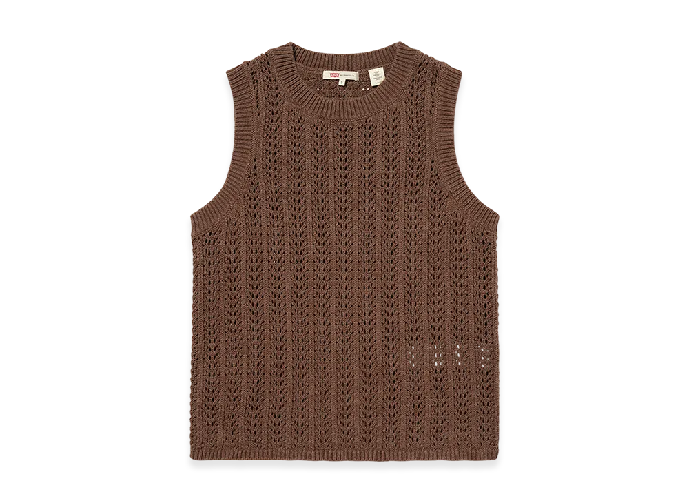 LEVI'S Sunrise Knit Tank Top "Brown"
