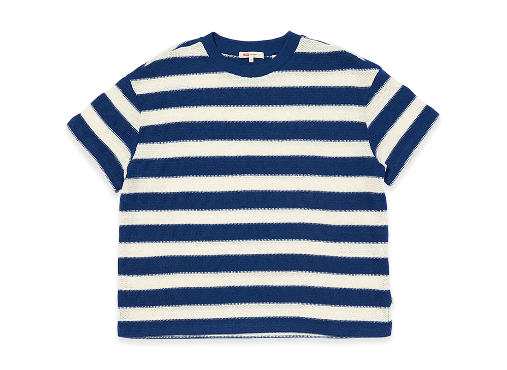 LEVI'S Striped Knit T-Shirt "Blue"