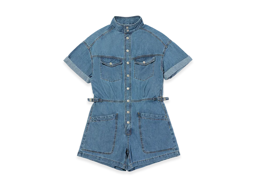 LEVI'S Denim Romper "Medium Indigo"