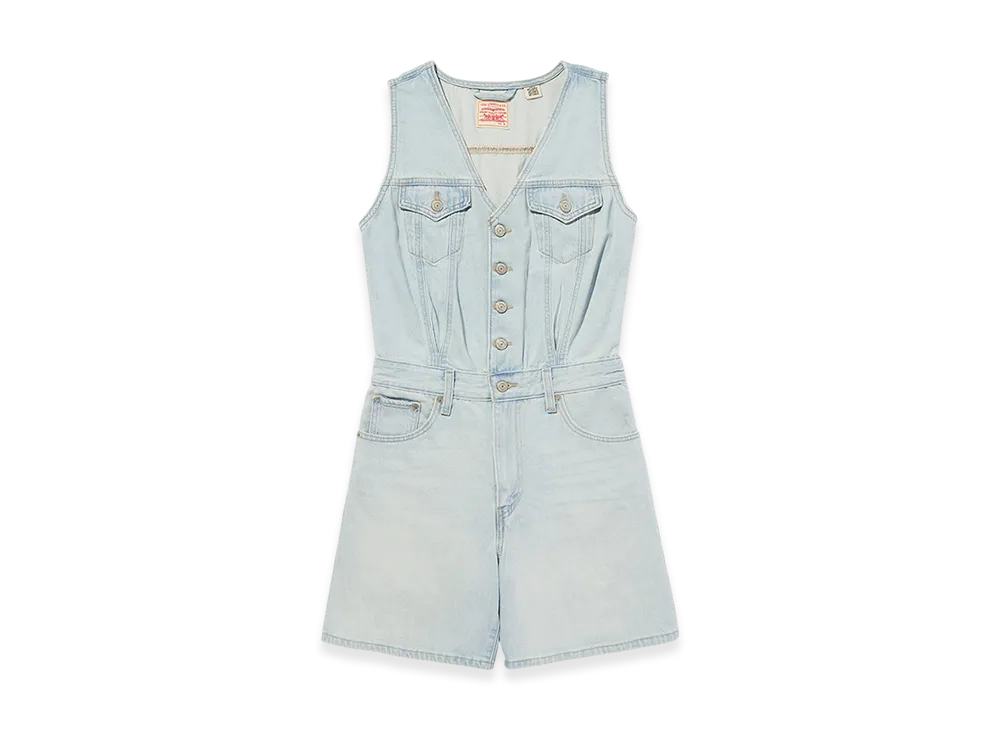 LEVI'S Denim Romper "Light Blue"