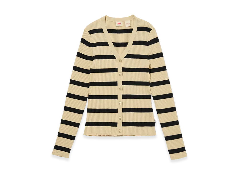 LEVI'S Knit Cardigan "Cream/Black"