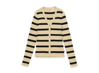 LEVI'S Knit Cardigan "Cream/Black"