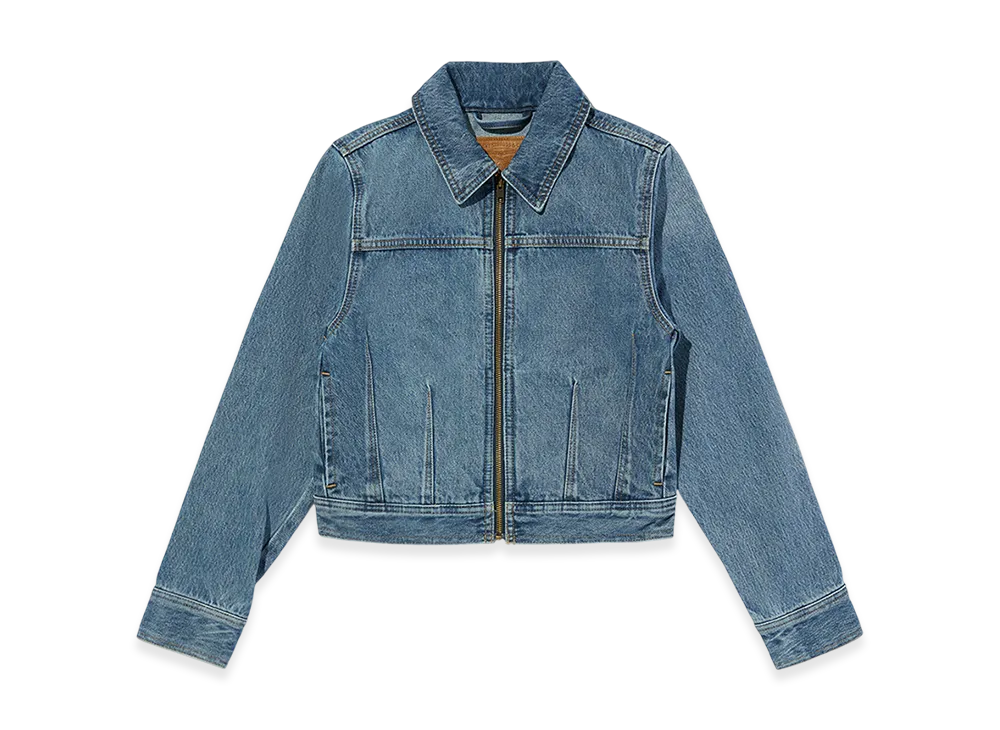 LEVI'S Full-Zip Trucker Jacket "Medium Indigo"