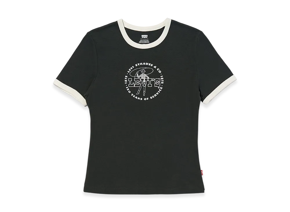 LEVI'S Ringer T-Shirt "Black"