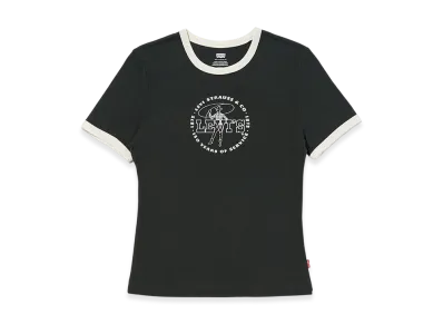LEVI'S Ringer T-Shirt "Black"