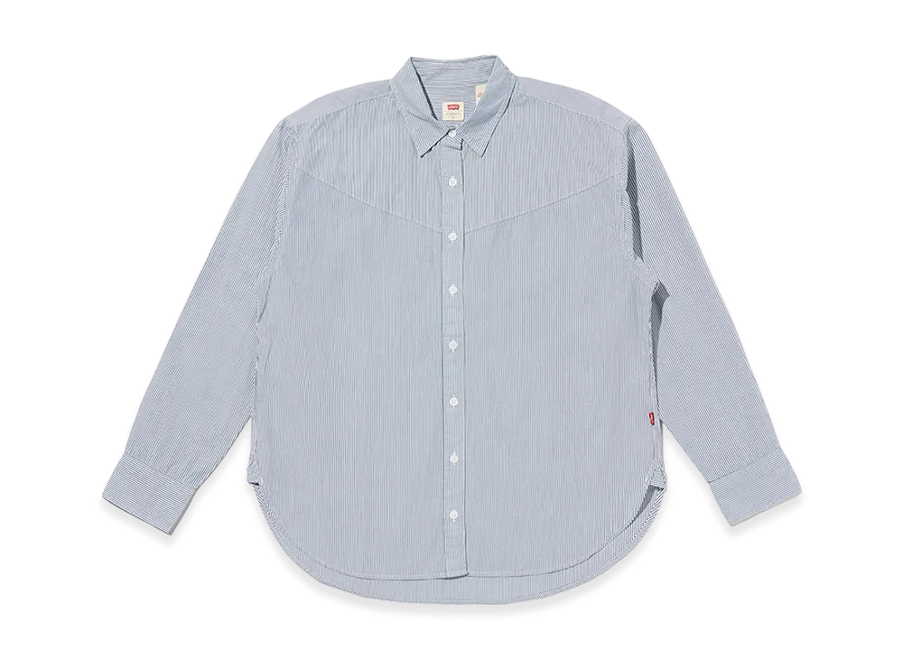LEVI'S Regular Stripe Shirt "Blue"