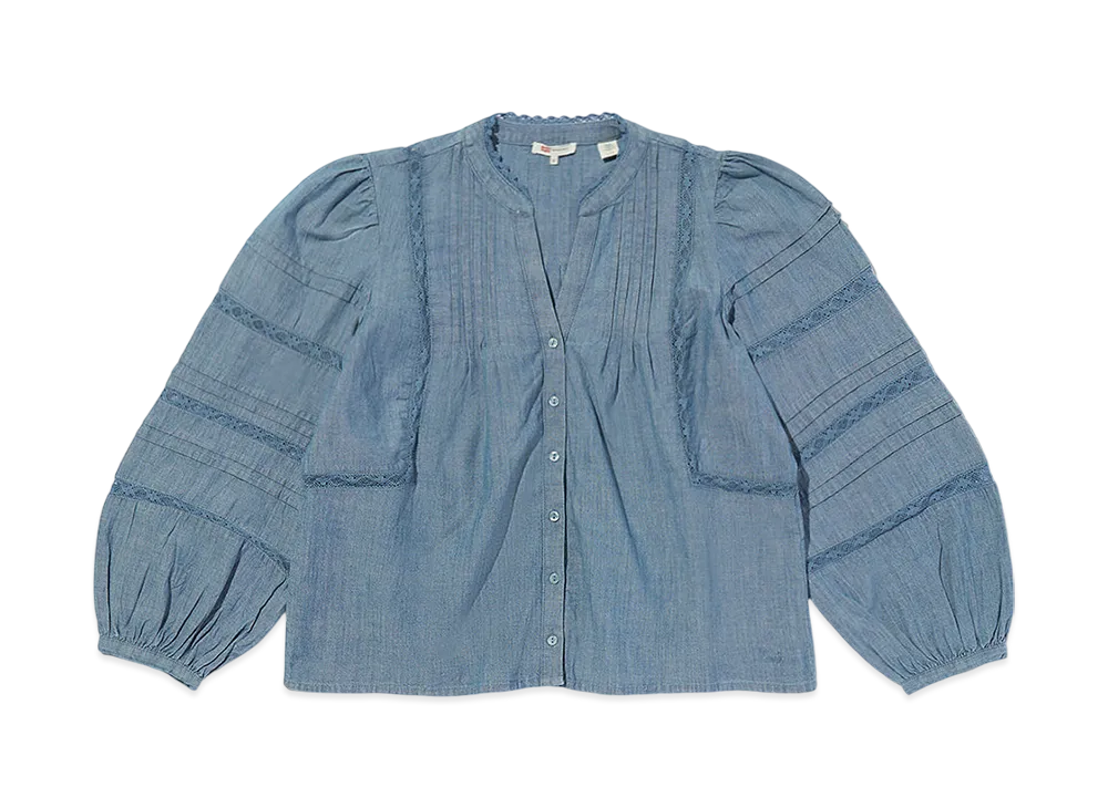 LEVI'S Long Sleeve Blouse "Light Blue"