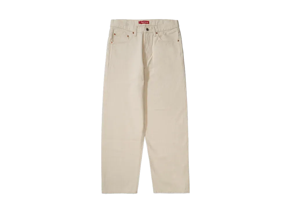 パンツ Supreme Baggy Selvedge Jean 25FW Natural Supreme Baggy Selvedge Jean (FW25) - $198