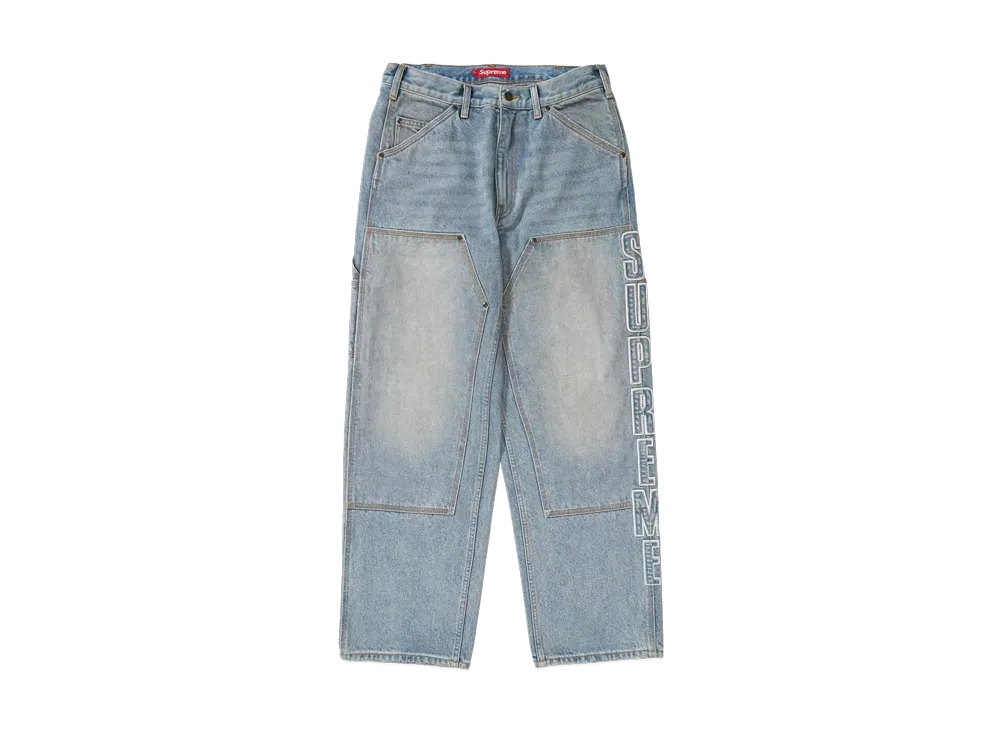 Supreme Reflective Double Knee Pant "Denim"