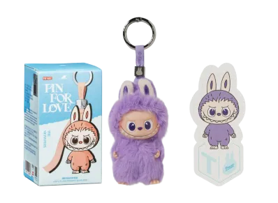 POP MART THE MONSTERS (LABUBU) Pin for Love Series-Vinyl Plush Pendant (N-Z) T