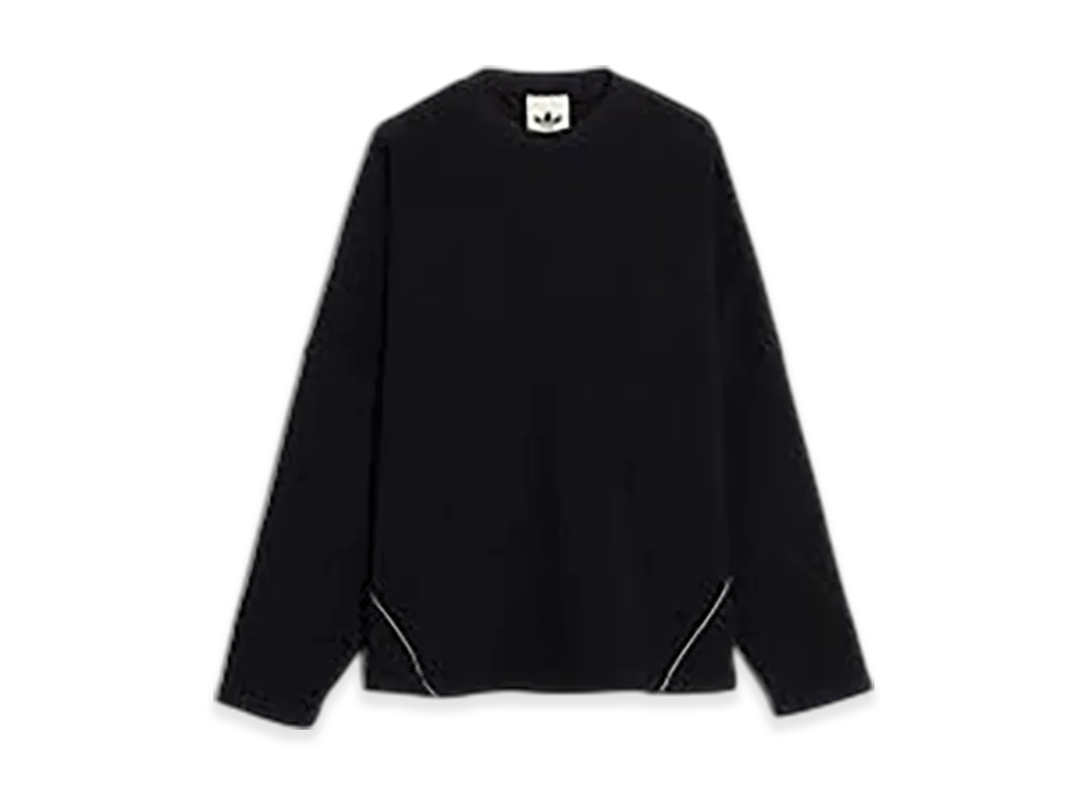 adidas La Cienega Long Sleeve Sports T-Shirt "Black"