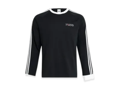 adidas TYO Katakana Graphic Long Sleeve T-Shirt "Black"