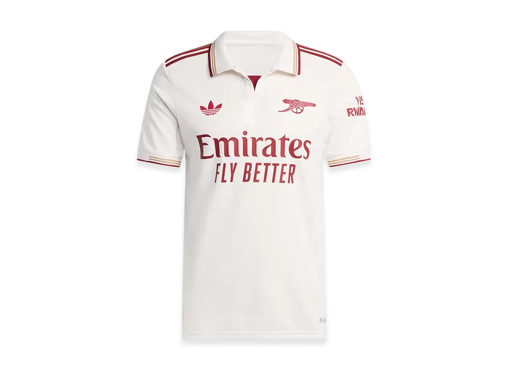 adidas Arsenal 25/26 Third Authentic Jersey "Cloud White/Team Coll Burgundy 2"