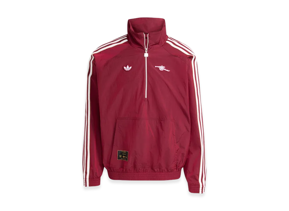 adidas Arsenal Terrace Icon Half-Zip Jacket "Team Coll Burgundy 2"