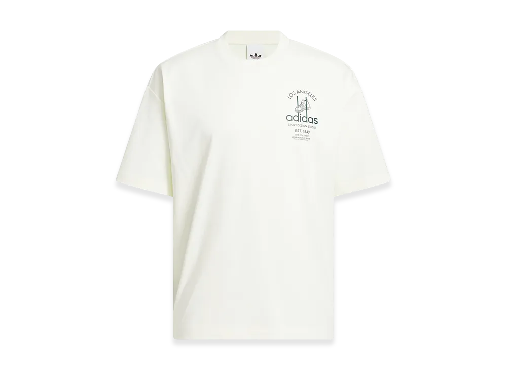 adidas Sport Design GFX Short Sleeve T-Shirt "Ivory"