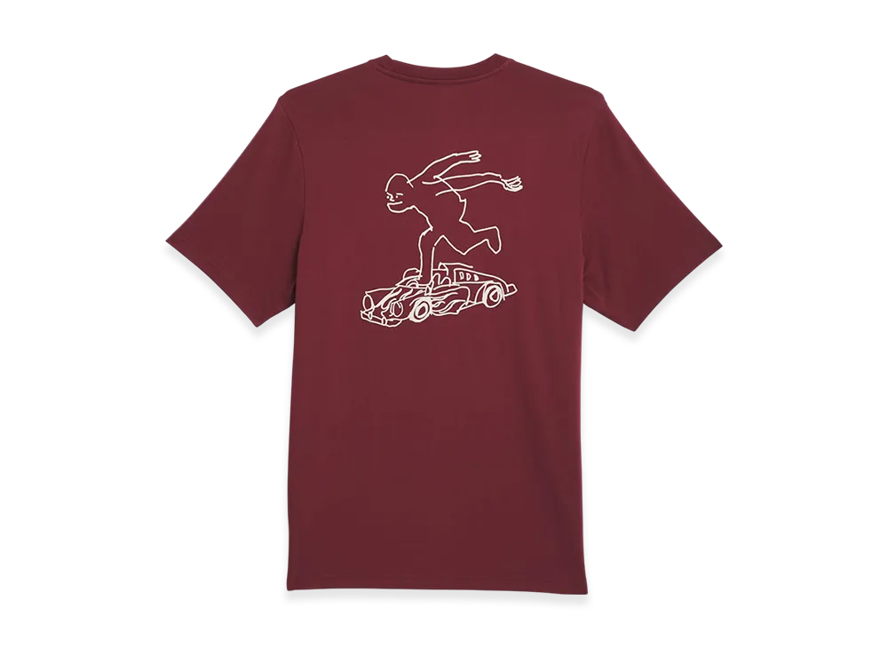 adidas Shmoofoil Gonz Speedy Short Sleeve T-Shirt "Shadow Red/Alumina"