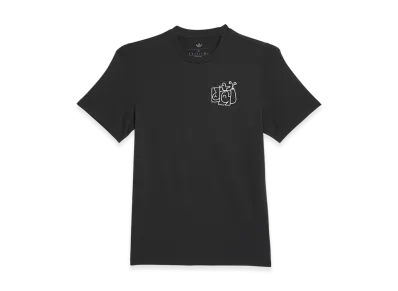 adidas Shmoofoil Stairs Short Sleeve T-Shirt "Black/White"