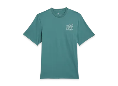 adidas Shmoofoil Stairs Short Sleeve T-Shirt "Preloved Teal/Alumina"