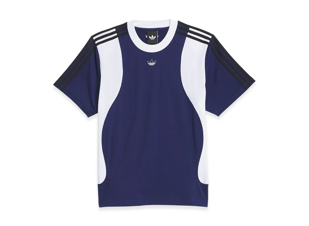 adidas Tyshawn Short Sleeve T-Shirt "Dark Blue/White"
