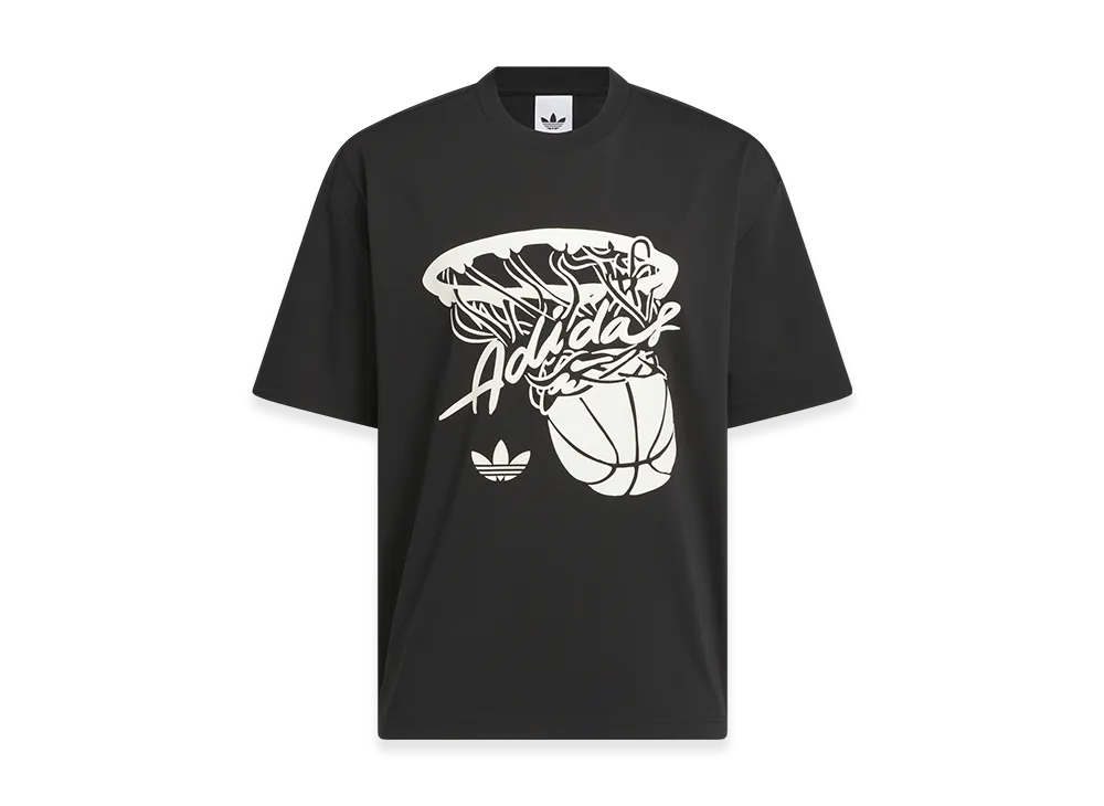 adidas Hot Shots Graphic Short Sleeve T-Shirt "Black"