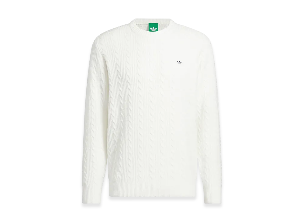 adidas Originals Golf Originals Cable Knit Sweater "Chalk White"
