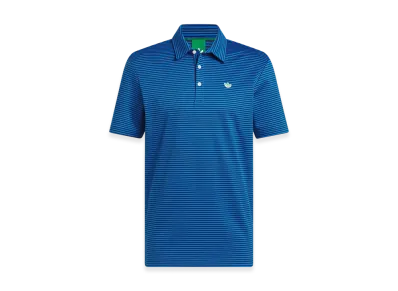 adidas Originals Golf Originals Striped Pique Polo "Blue Bird/Night Indigo"