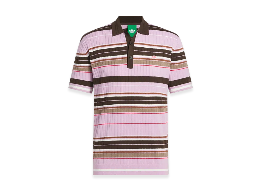 adidas Originals Golf Originals Knit Polo "Bliss Lilac/Dark Brown"