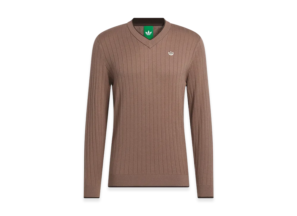 adidas Originals Golf V-Neck Sweater "Trace Brown"