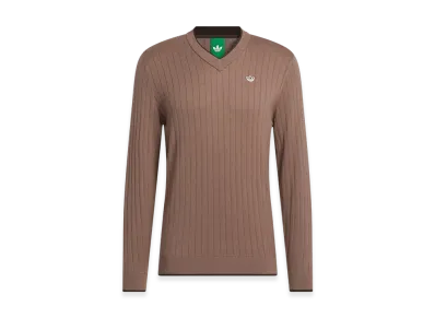adidas Originals Golf V-Neck Sweater "Trace Brown"