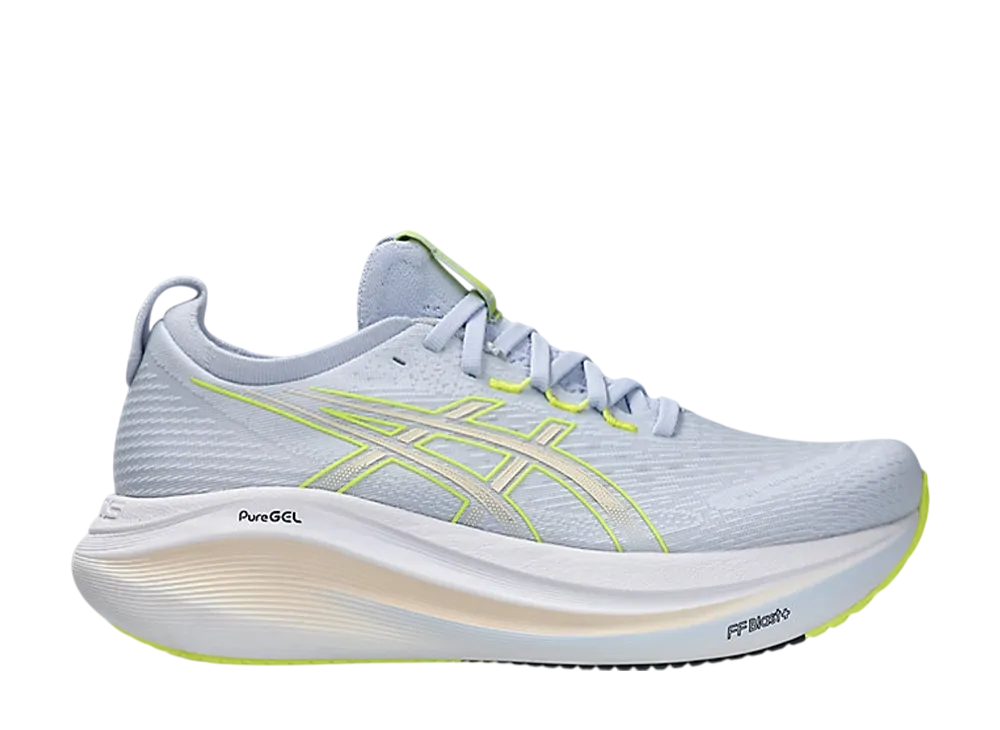 アシックス ウィメンズ ゲルニンバス27 "ブルーフェード/パールピンク"