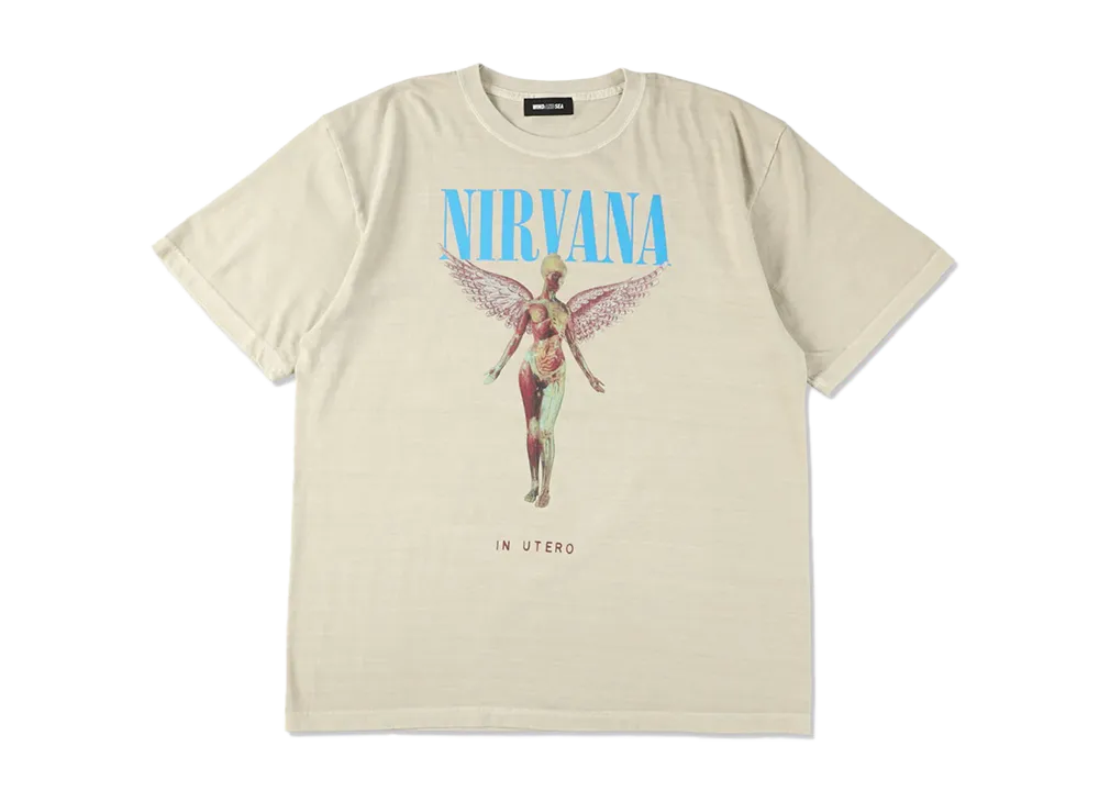 WIND AND SEA Nirvana In Utero S/S Tee "Sand Beige"