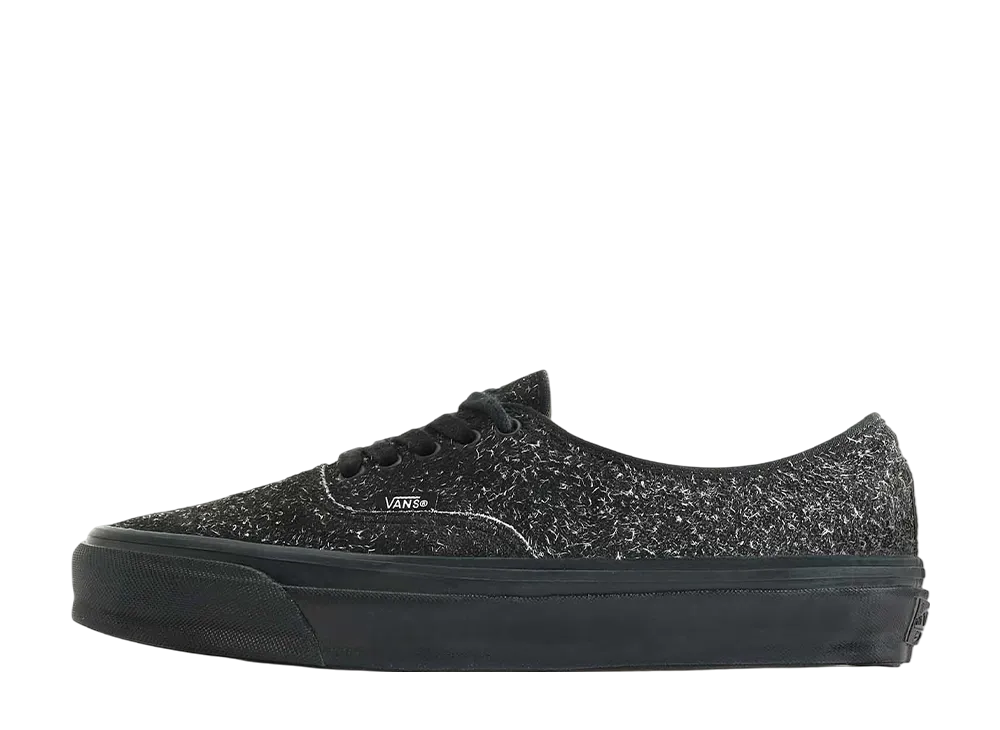 バンズ プレミアム オーセンティック ヘアリースエード "ブラック/ブラック"