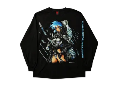 Geeks Rule x MASAMUNE SHIROW The Ghost In Shell 15 Silkscreen Printing LS T Shirt "Black"