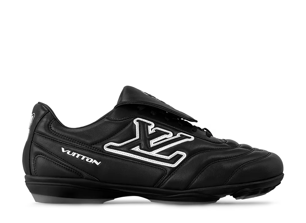 ルイヴィトン LV フットプリント サッカー スニーカー "ブラック"