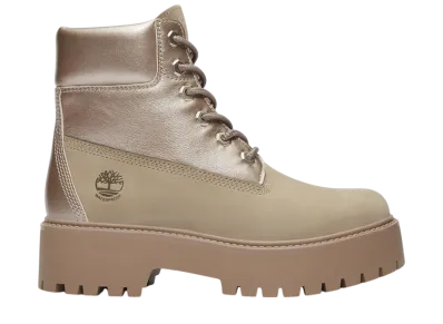 Timberland Women's Stone Street 6inch Waterproof Boots "Medium Gray"