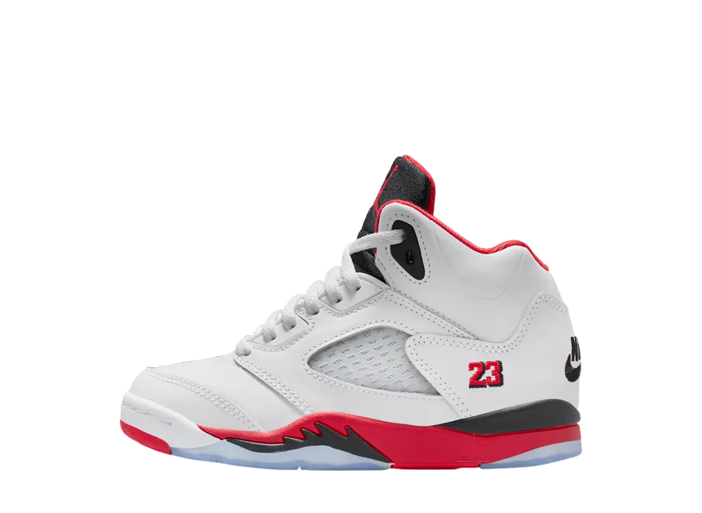 Nike PS Jordan 5 Retro "Fire Red/Black Tongue" (2025)