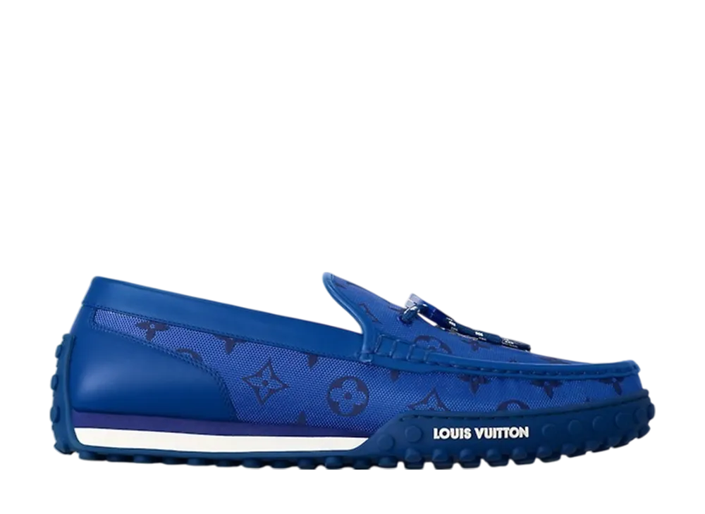 ルイヴィトン LV レーサー ローファー "ブルー"