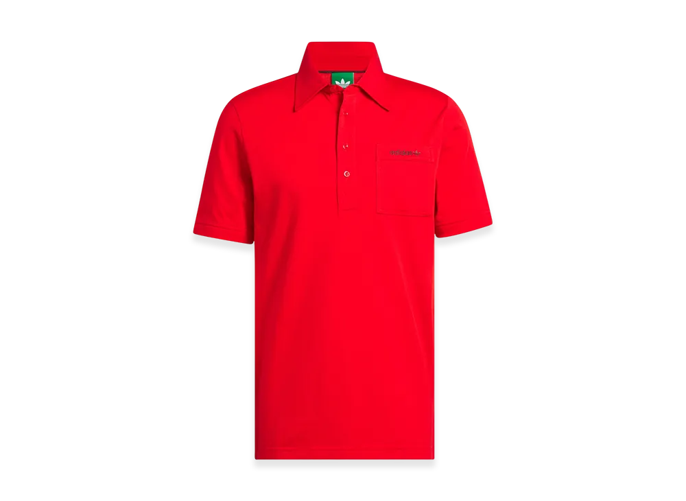 adidas Originals Golf Chest Pocket Short-Sleeve Shirt "Better Scarlet"