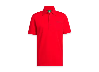 adidas Originals Golf Chest Pocket Short-Sleeve Shirt "Better Scarlet"