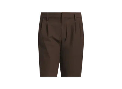 adidas Originals Golf Twist Weave Water-Repellent Three Stripes Shorts "Dark Brown"