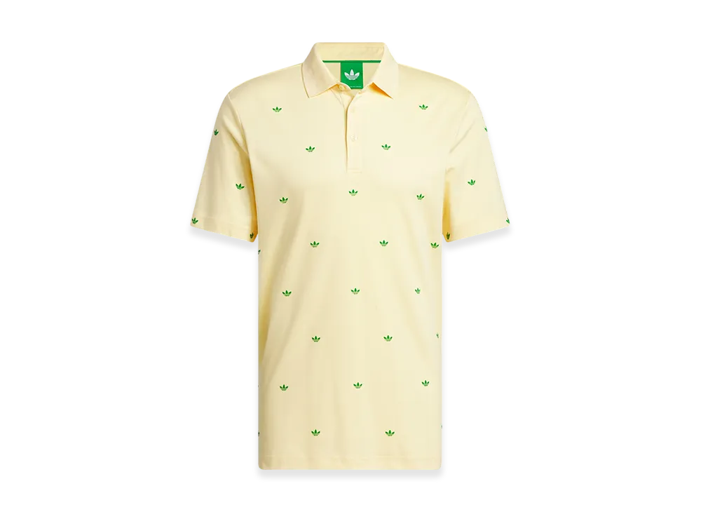 adidas Originals Golf Monogram Short-Sleeve Shirt "Almost Yellow"