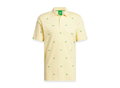 adidas Originals Golf Monogram Short-Sleeve Shirt "Almost Yellow"