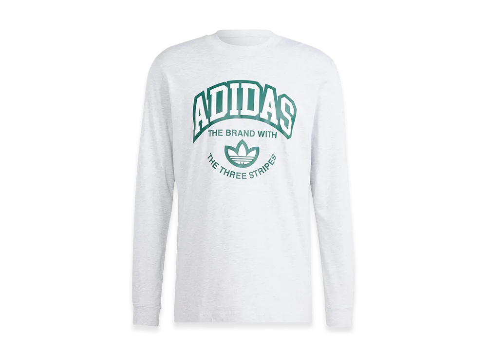 adidas VRCT Long Sleeve T-Shirt "Light Grey Heather"