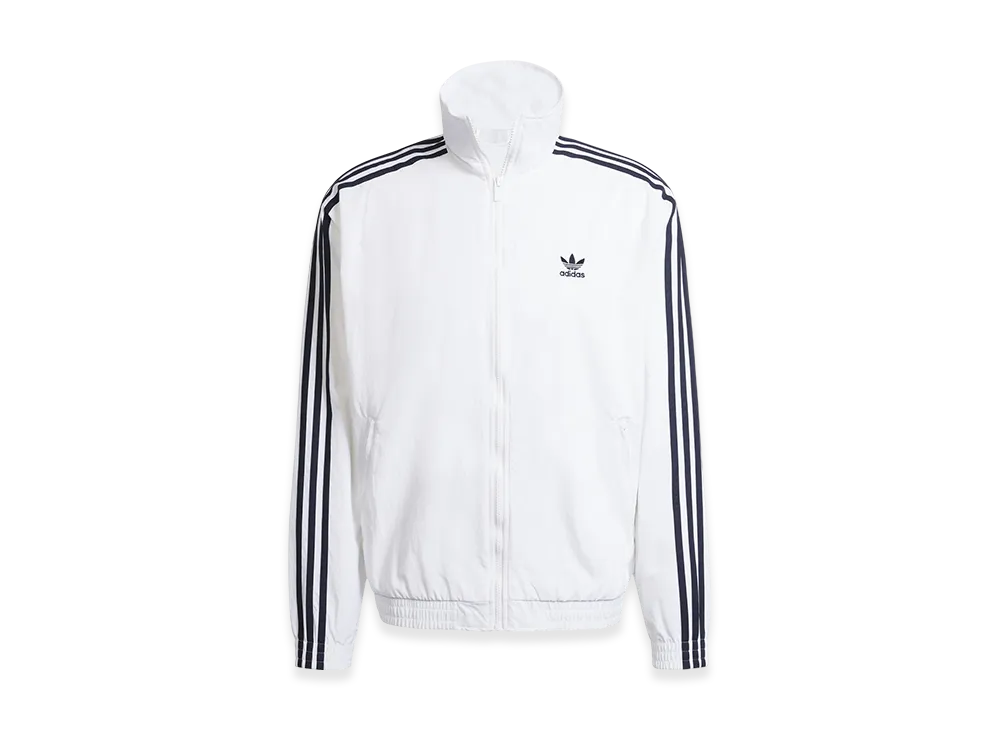 adidas Adicolor Woven Firebird Track Top (Jersey) "White/Black"